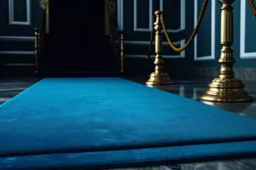 blue carpet
