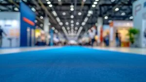 blue carpet