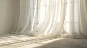 sheer curtains