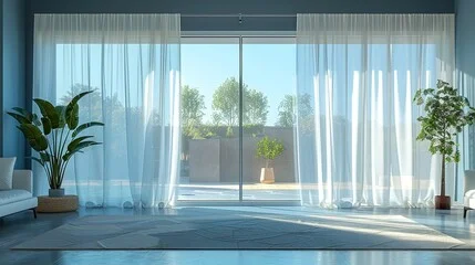 sheer curtains