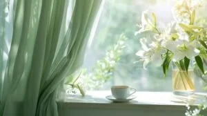 sheer curtains