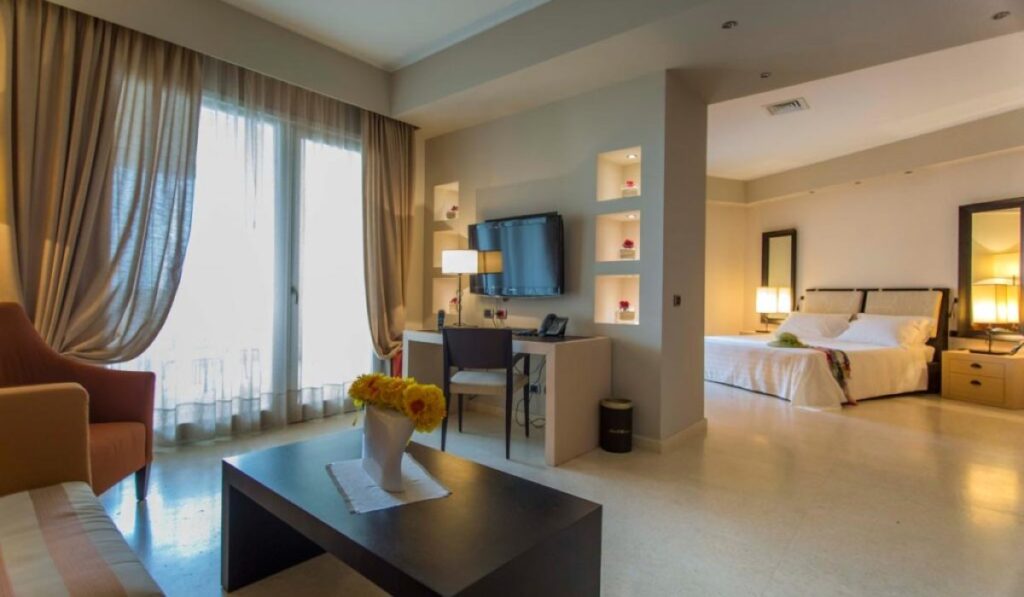 living room curtains in Dubai