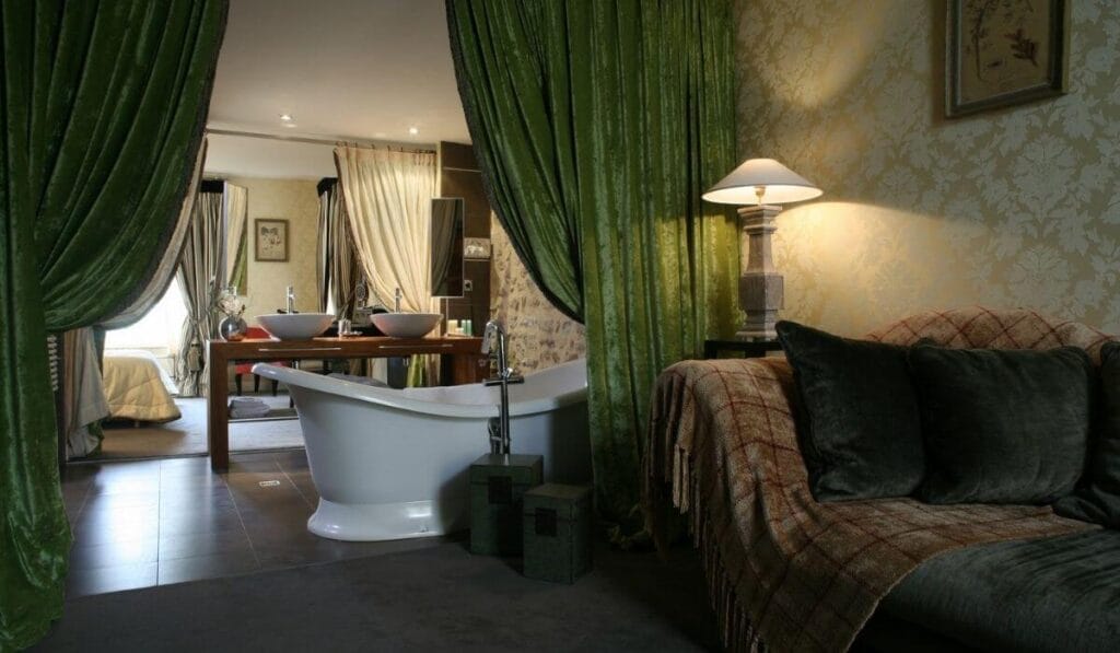 living room curtains Dubai