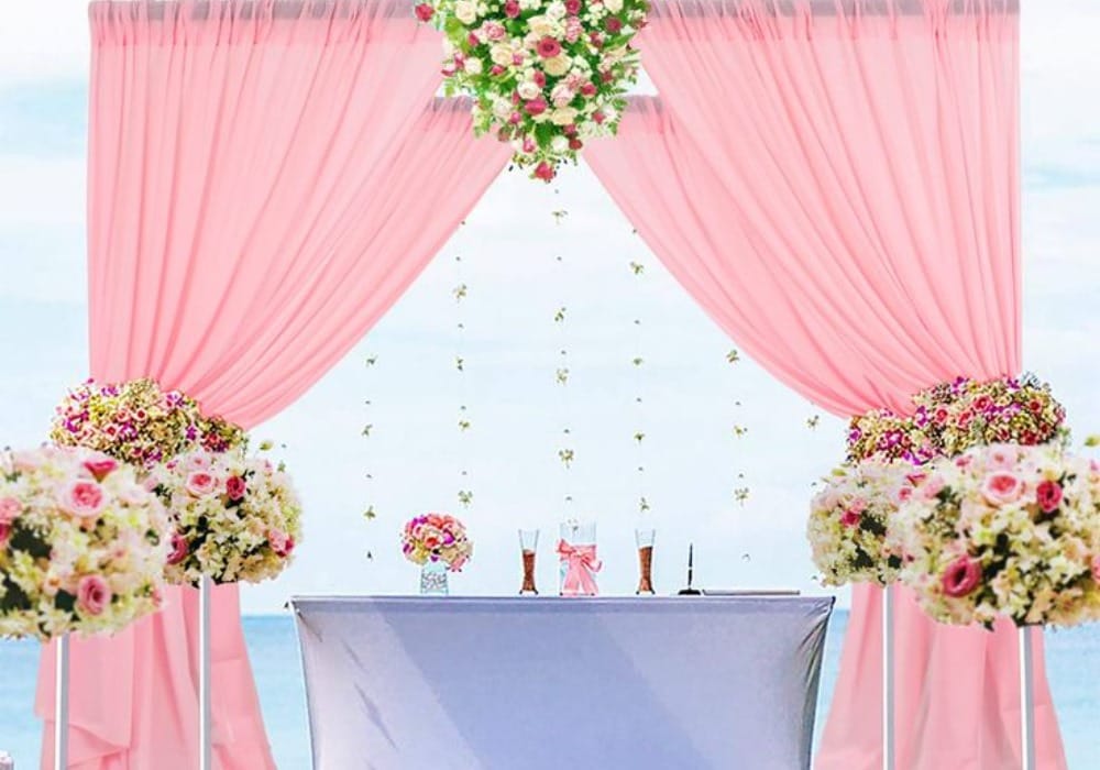 chiffon curtains Dubai