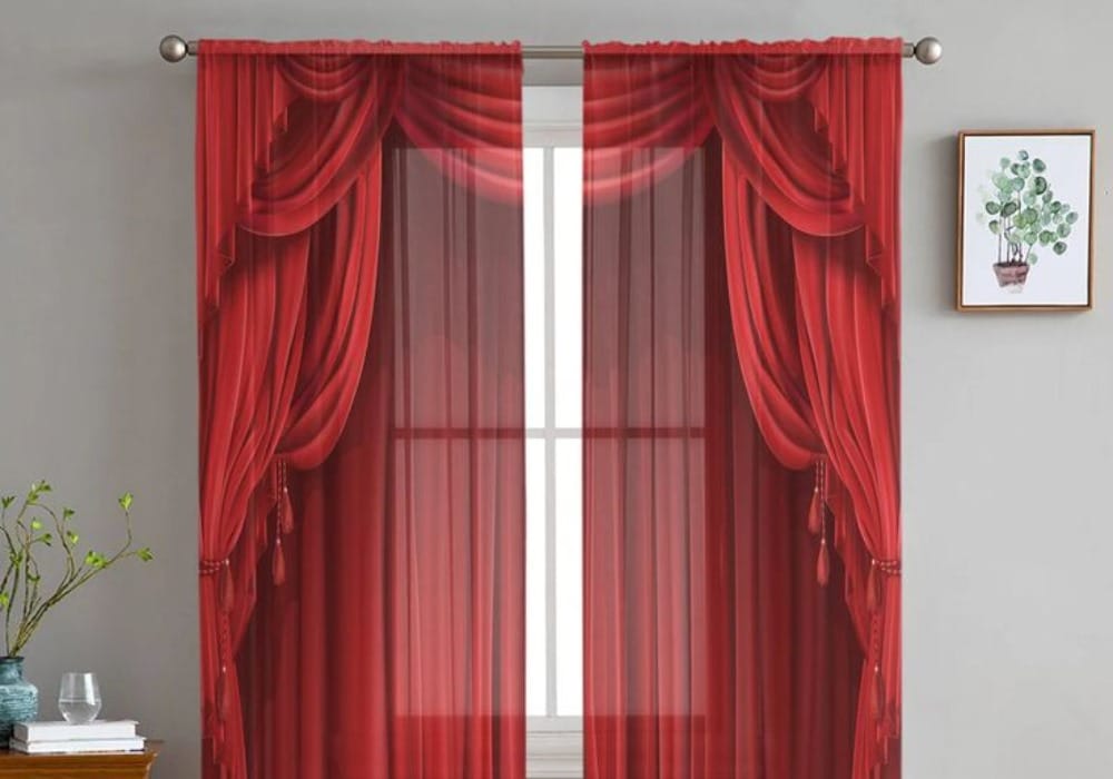 chiffon Dubai curtains
