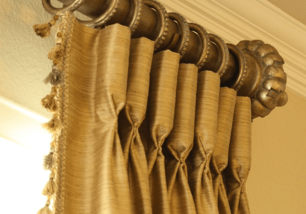 Goblet pleat curtains In Dubai