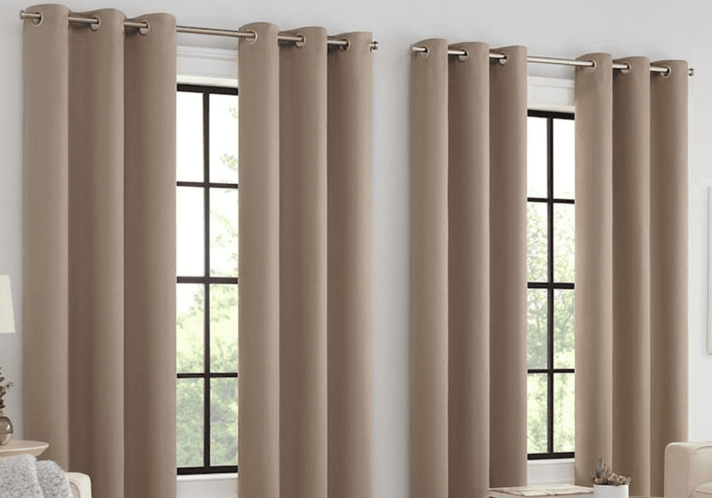 Beige Curtains In Dubai