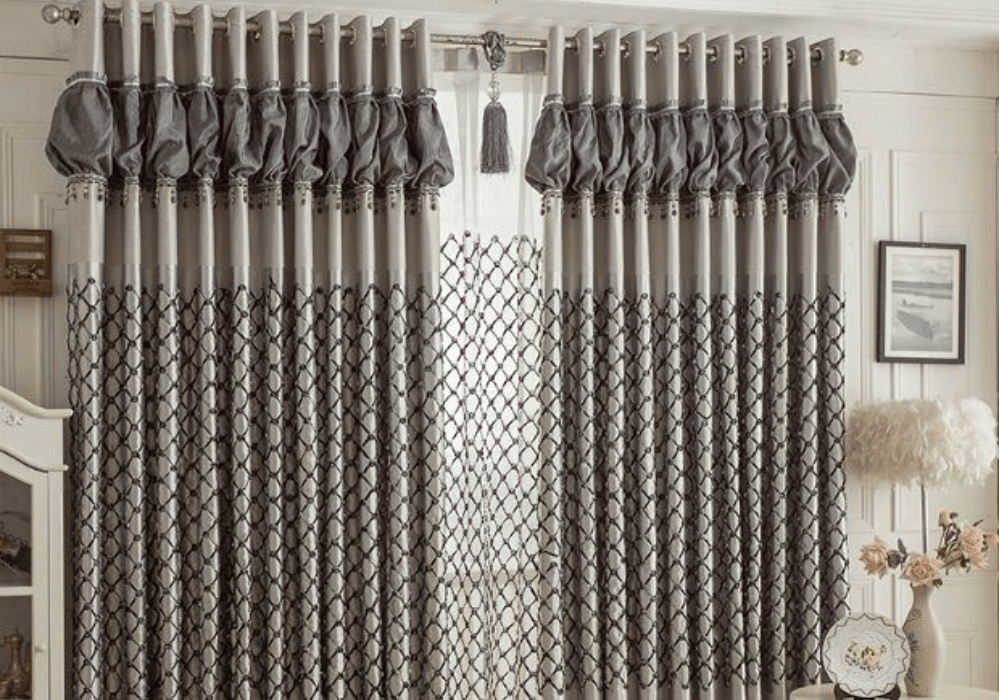 Goblet pleat curtains In Dubai