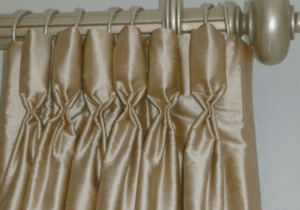 Goblet pleat curtains In Dubai
