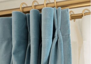 BLUE CURTAINS IN DUBAI