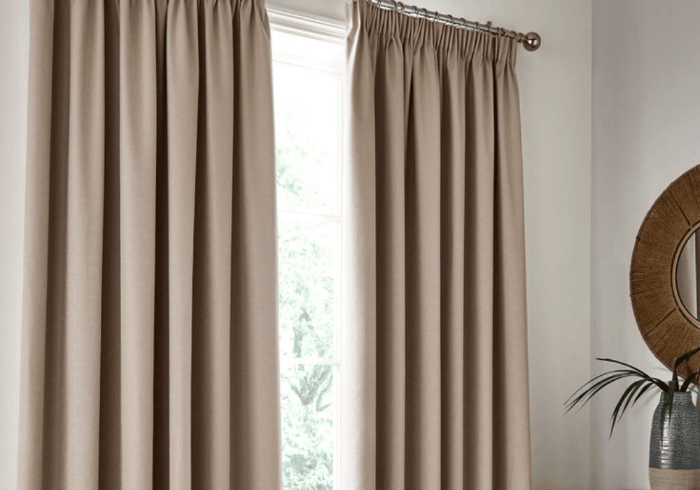 Pencil pleat curtains In Dubai