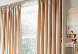 Pencil pleat curtains In Dubai