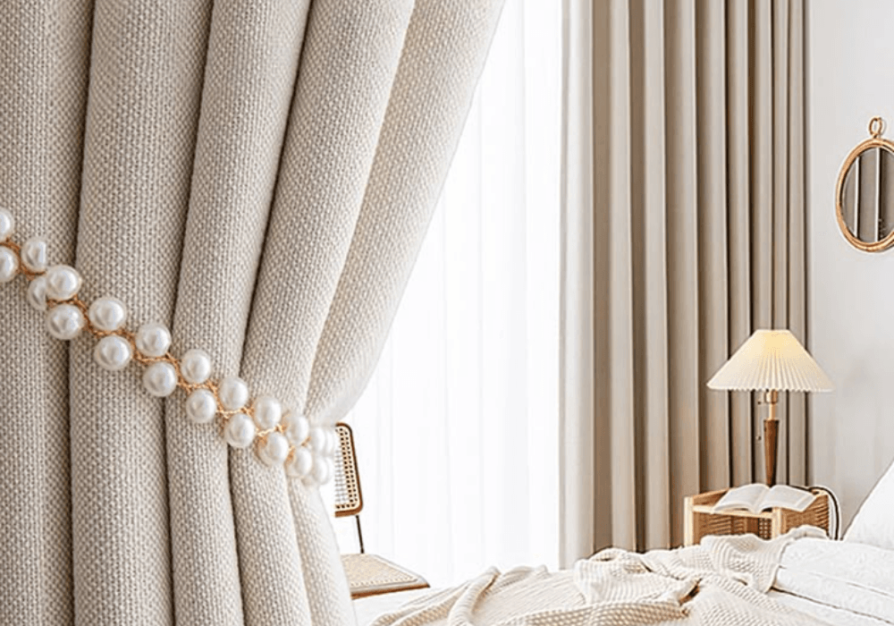 Beige Curtains In Dubai