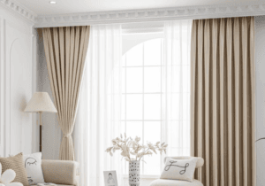 Beige Curtains In Dubai