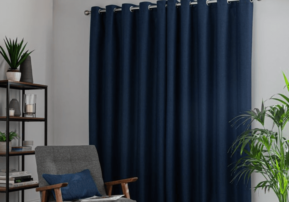 navy Dubai curtains
