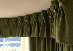 Goblet pleat curtains In Dubai
