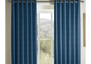 BLUE CURTAINS IN DUBAI