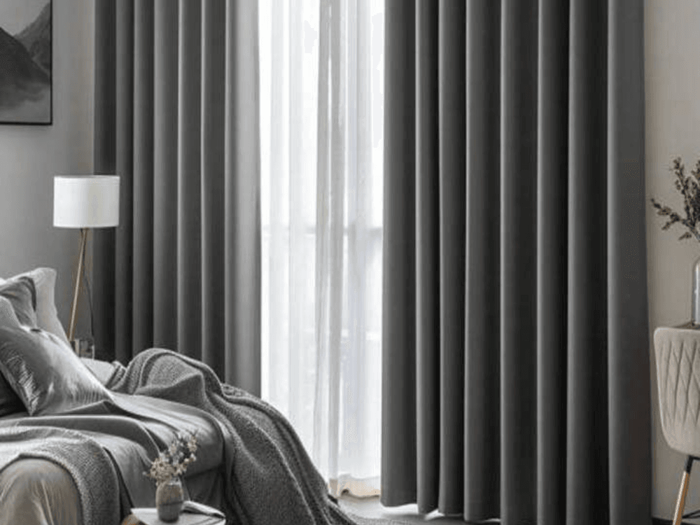 Grey Curtains In Dubai