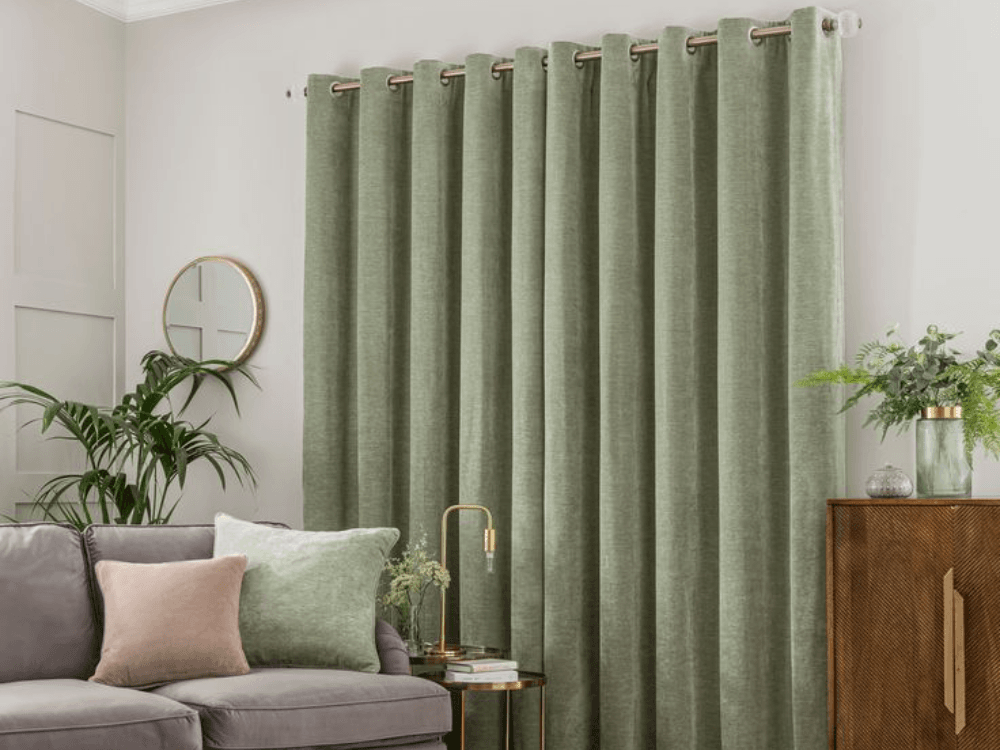 green Dubai curtains