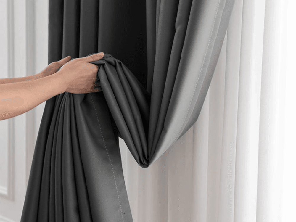 grey Dubai curtains