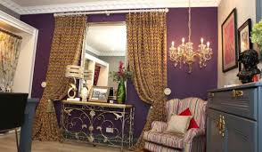 modern velvet curtains Dubai