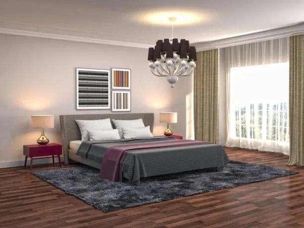 Master bedroom curtains