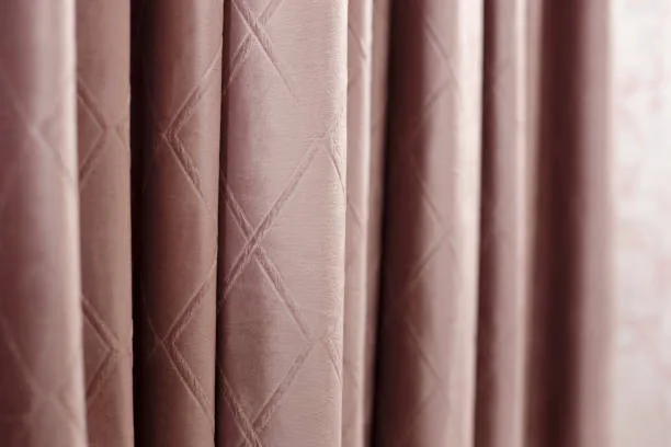 Silk curtains