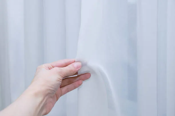 Chiffon curtains