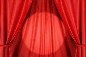 red curtains dubai