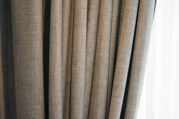 Linen curtains