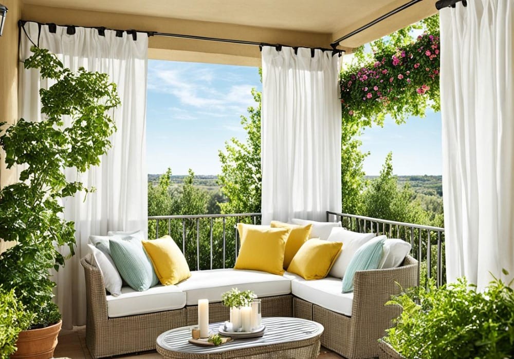 Balcony Curtains Dubai