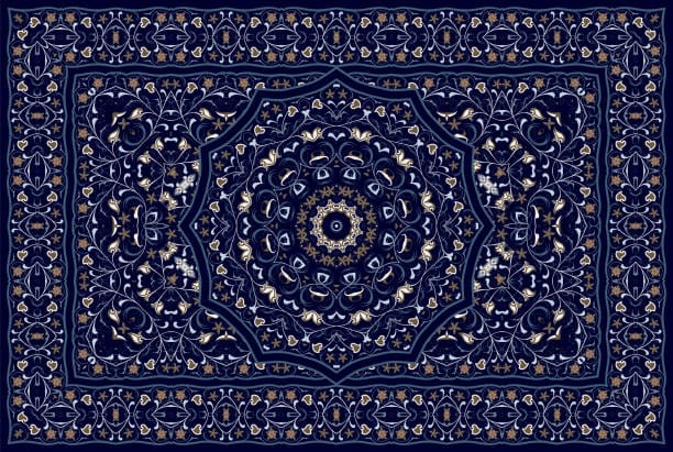 blue carpet in Dubai