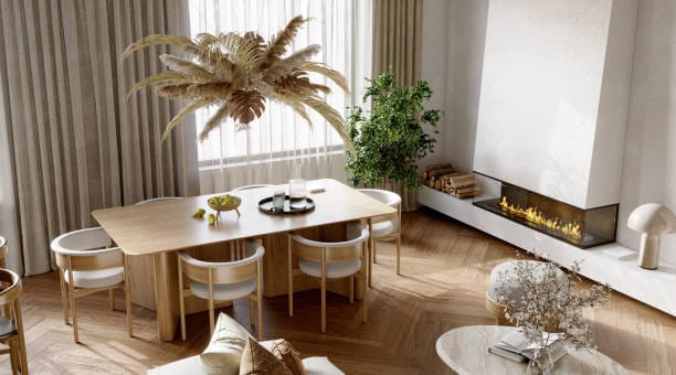 dining room curtains in Dubai